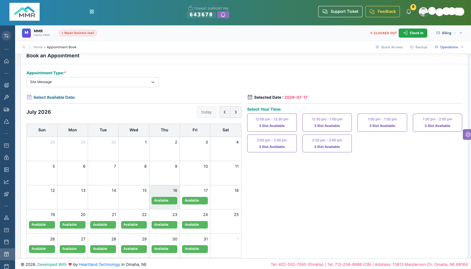 Keep your appointment request concise and focused